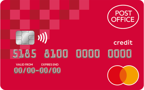 red post office mastercard credit card